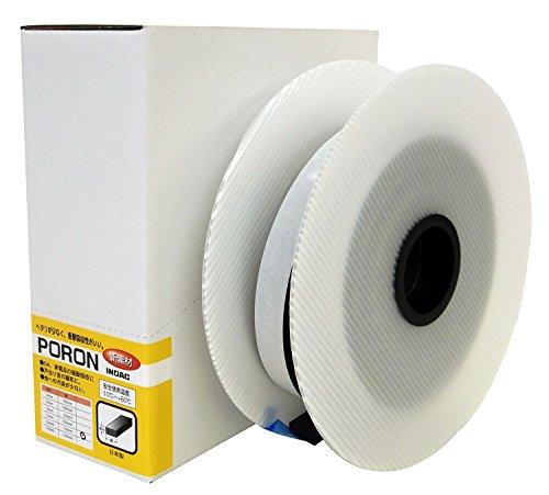 イノアックコーポレーション L24T10307Mイノアック マイクロセルウレタンPORON 黒 10×30mm×7M巻(テープ付8184108