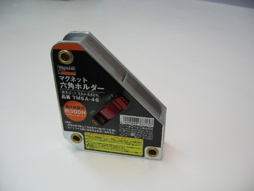 TRUSCO トラスコ中山 TRUSCO マグネット六角ホルダースイッチ付吸着力300N TMSA-46 2848899