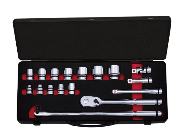 京都機械工具 NTB417AZネプロス 12.7sq.ソケットレンチセット[17点](ケース付き)8291526