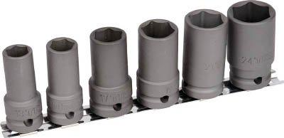 TRUSCO トラスコ中山 T46LSETTRUSCO インパクト用ロングソケット6個組セット 差込角12.7mm7683634
