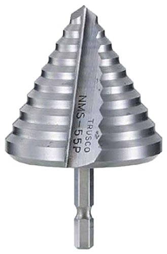 TRUSCO トラスコ中山 TRUSCO ナイスステップドリル樹脂用(六角軸) NMS-55P 2871815