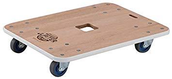 TRUSCO トラスコ中山 JUP6045200TRUSCO 木製平台車 ジュピター 600X450 φ75 200kg8555565