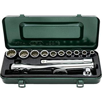旭金属工業 VO4201ASH レボウェイブソケットレンチセット12.7□×14PCS8550863の通販は