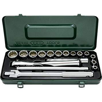 旭金属工業 VO4231ASH レボウェイブソケットレンチセット12.7□×18PCS8550864の通販は