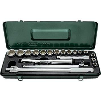 旭金属工業 VO4251ASH レボウェイブソケットレンチセット12.7□×21PCS8550866の通販は