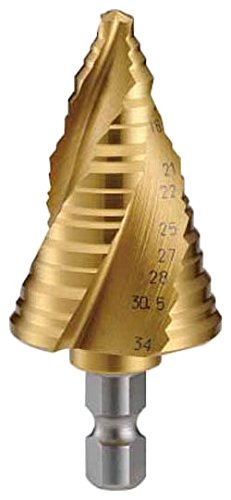 TRUSCO トラスコ中山 TRUSCO 3枚刃スパイラルステップドリル34mmチタンコート 3S-NMS-34G 3521176の通販は 15,812円