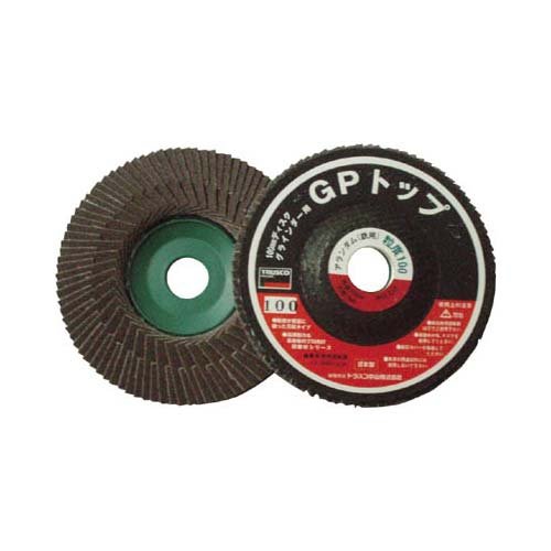 TRUSCO トラスコ中山 TRUSCO GPトップ25アランダム 外径100Φ羽25mm5枚入 240# GP10025 1149768