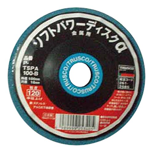 TRUSCO トラスコ中山 TRUSCO ソフトパワーディスクα 金属用 5個入 120# TSPA100-B 2612534
