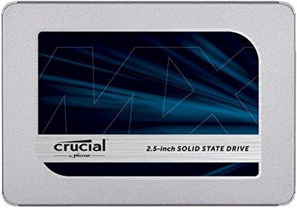 crucial [Micron製] 内蔵SSD 2.5インチ MX500 1TB (3D TLC NAND/SATA 6Gbps/5年保証) 国内正規品 7mm/9.5mmアダプタ付属(CT1000MX500SSD1