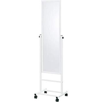 ティーケーエム スタンドミラー キャスター付き W412×D379×H1515mm 200467の通販は