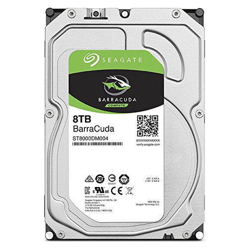 シーゲイト BarraCuda 3.5 HDDシリーズ 3.5inch SATA 6Gb/s 8TB 5400rpm 256MB 4Kセクター(ST8000DM004)