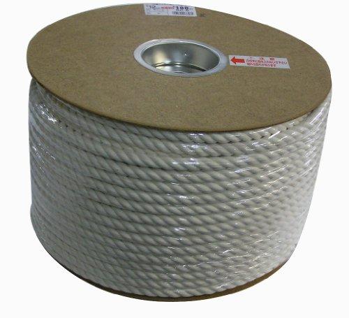 綿ロープ ドラム巻 6×200 RC-10 ユタカメイク ユタカメイク ＰＰロープ ドラム巻き １２ＭＭＸ１００Ｍ ＲＰ−６ 綿