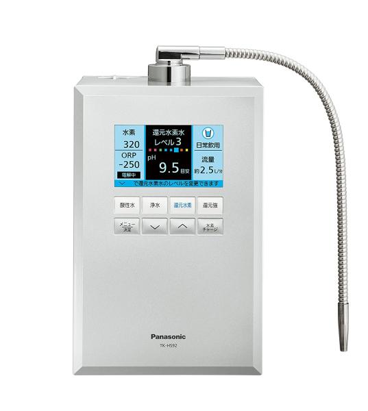 PANASONIC パナソニック 還元水素水生成器 ステンレスシルバー  TK-HS92-S 1個