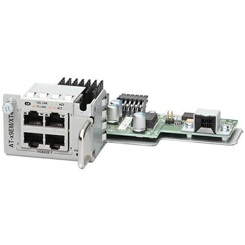 ALLIEDTELESIS アライドテレシス AT-x9EM/XT4-Z7 [10GBASE-Tx4(デリバリースタンダード保守7年付)](3154RZ7)の通販は