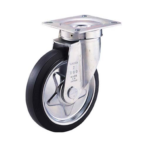 TRUSCO トラスコ中山 TRUSCO プレス製ゴム車自在金具付φ200 TJ-200 1712403の通販は 5,369円