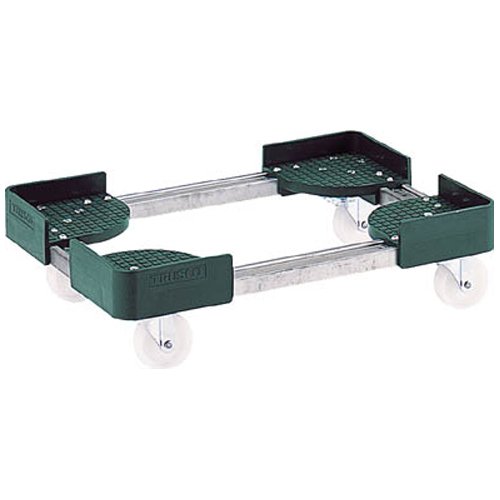 TRUSCO トラスコ中山 TRUSCO 伸縮式コンテナ台車500x500 FCD-5050 5125243の通販は 9,182円