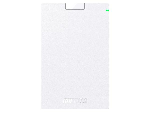 BUFFALO バッファロー USB3.1(Gen.1)対応 ポータブルHDD スタンダードモデル ホワイト 1TB(HD-PCG1.0U3-BWA)
