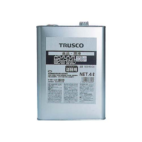 TRUSCO トラスコ中山 TRUSCO αホワイトオイルスプレー 4L ECO-WO-C4 5123097