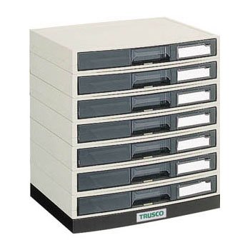 TRUSCO トラスコ中山 TRUSCO 積み重ね式αレターケースA4 7段 LA4-S7S 5046688 12,808円