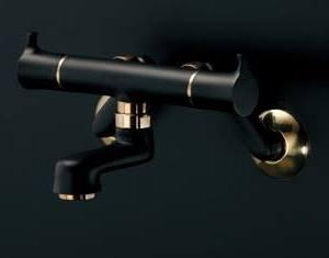 KAKUDAI カクダイ 128-015-D 2ハンドル混合栓//マットブラック