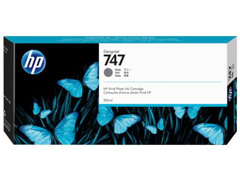 HP エイチピー HP 747 インク グレー 300ml P2V86A(P2V86A)