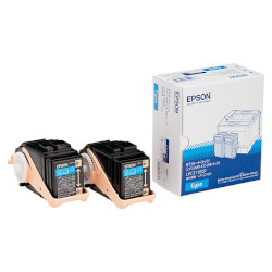EPSON エプソン EPSON Offirio LP-S7100 シリーズ用 トナーカートリッジ スマートスタイルカートリッジ シアン Mサイズ 6500ページ×2本パック LPC3T18CP
