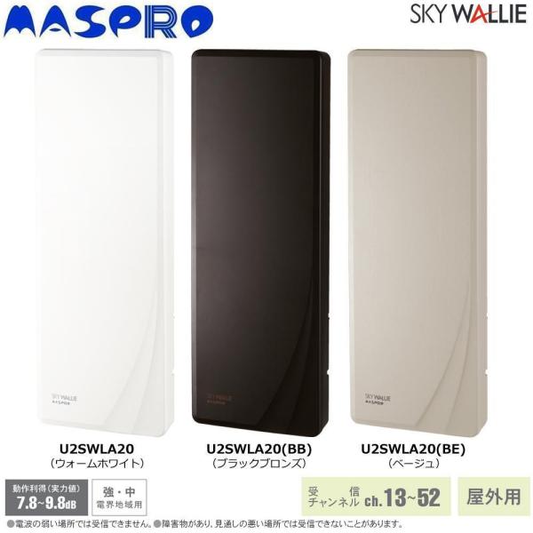 KODAK コダック 屋外用 地上デジタル放送用 UHFアンテナ SKY WALLIE ブラックブロンズ・U2SWLA20(BB) (1172986)