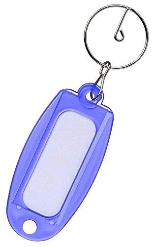 大一鋼業 キーホルダーネームホルダーマーキークリアグレープ1000個セットの通販は