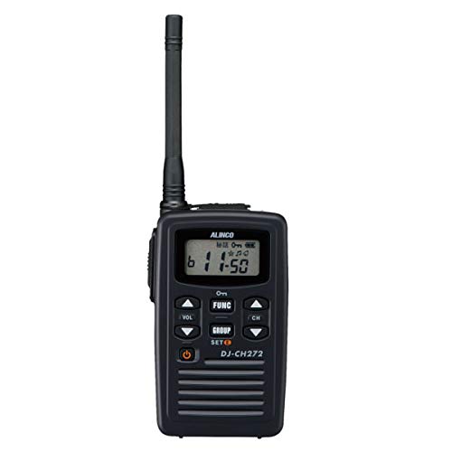 アルインコ 特定小電力型トランシーバー 20+中継27ch 充電セット付属 黒 ミドルアンテナDJ-CH272M