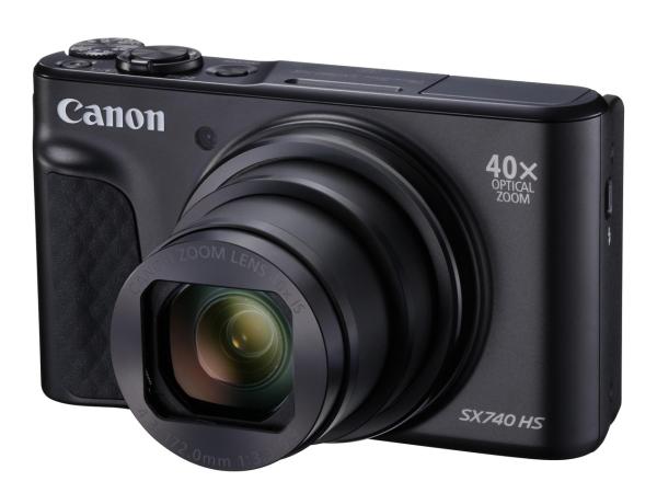 CANON キャノン デジタルカメラ「PowerShot SX740 HS」(ブラック) PSSX740HSBK