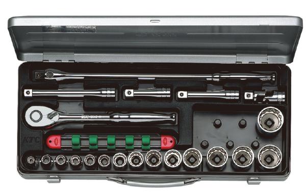 京都機械工具 TB415X (12.7SQ)ソケットレンチセット(ミリ) TB415X