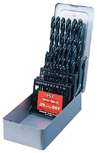 IS(イシハシ精工) ストレートドリルドリル 25本組セット D25-S 3022595