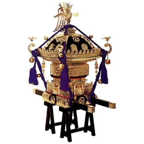 童友社 ミコシクロヌリムラサキブサ 1/5 神輿黒塗紫房