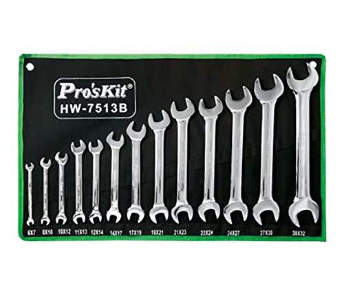 プロズキット(Pro’s Kit) 両口スパナ(合金鋼製) 13本セットの通販は 13,644円