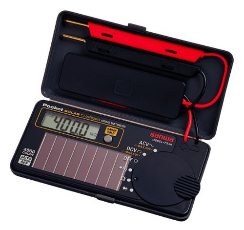 SANWA(三和電気計器) ソーラー充電ポケット型デジタルマルチメ-タ PS8A 2848562の通販は 8,293円