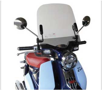 旭風防 【必ず購入前に仕様をご確認下さい】ウインドシールド  スーパーカブ C125 (C125-03)の通販は
