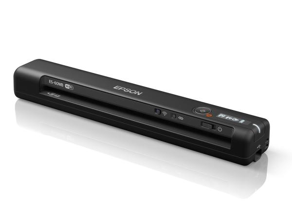 EPSON エプソン ES-60WB モバイルスキャナー A4/はがき/名刺 600 dpi USB接続