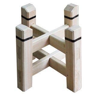 福井 餅つき用 #708371 石臼台 3升用 (檜/90mm角) 12kg #0269の通販は