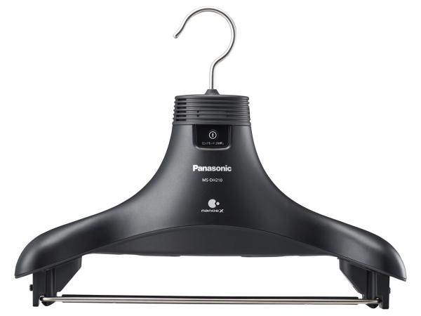 PANASONIC パナソニック 脱臭ハンガー ナノイーX搭載 つりさげバー付き ブラック(MS-DH210)