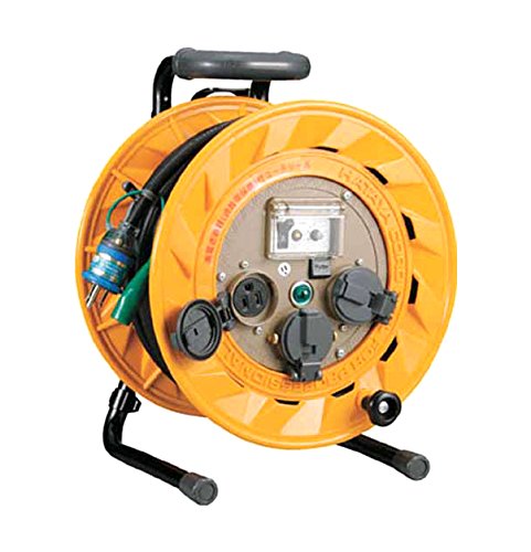 ハタヤ(ハタヤリミテッド) 単相100V型ブレーカーリール 50mアース付 とび出しプラグ付 BR-501KX  1063227