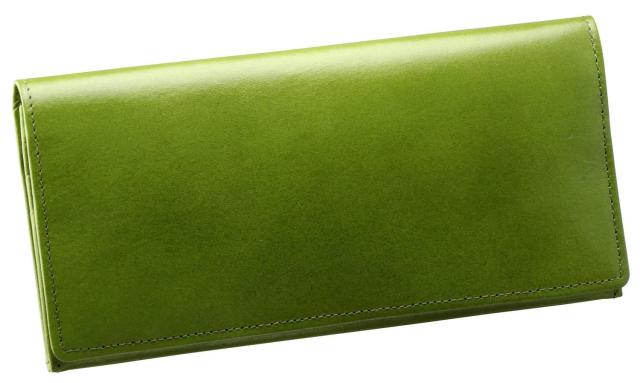 フルラージュ 手塗りオイルレザー ササマチ長財布 グリーン TA36-03(グリーン)