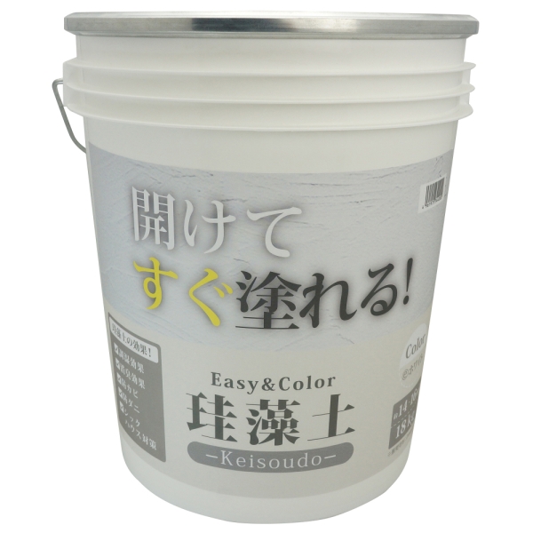 ワンウィル Easy＆Color珪藻土 18kg ホワイト
