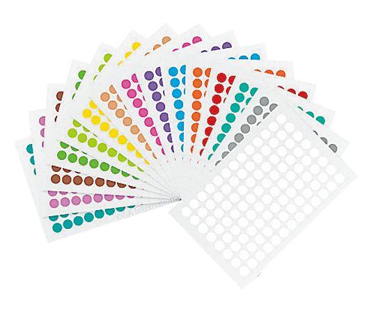 アズワン クライオドット Φ9mmタイプ アソート(15色) 104ドット×15シート入LT-9A3-8723-16 6,928円