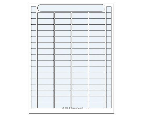 アズワン 透明低温オートクレーブラベル(レーザープリンタータイプ) 64ラベル×16シート入DFLT-623-8727-01