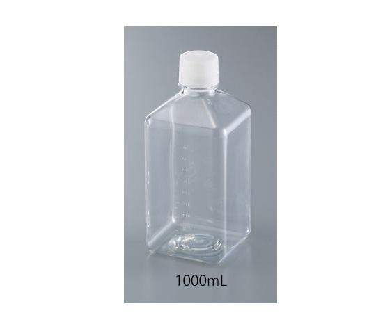 アズワン 角型培地瓶 1000mL 12本入  GPE1000 1箱(12本入)の通販は