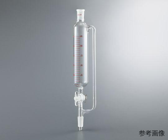 アズワン 円筒分液ロート(平衡型・ガラスコック) 250mL 4-487-03