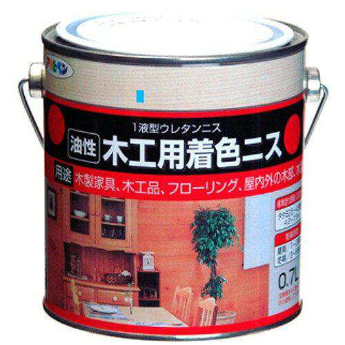 アサヒペン 木工用着色ニス0.7Lマホガニー【入数:6】の通販は