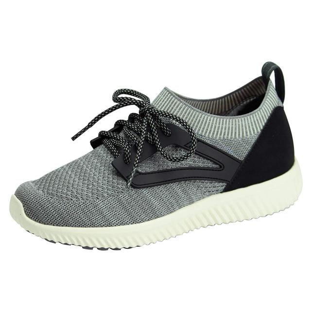 マリアンヌ製靴 SaiSai ストレッチニットスニーカー WG130(WG130)グレー 4L