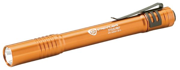STREAMLIGHT(ストリームライト) 66128 スタイラスプロ オレンジボディ/ホワイトLED 66128