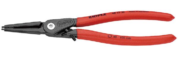 クニペックス KNIPEX 4831-J3 穴用精密スナップリングプライヤー 直 4831-J3
